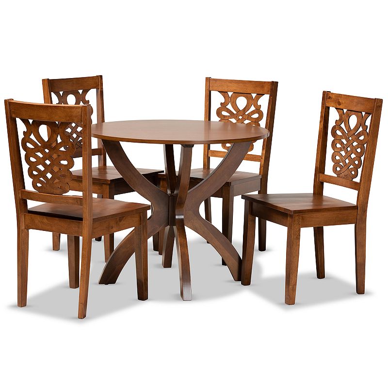 Baxton Studio Wanda Dining 5-piece Set