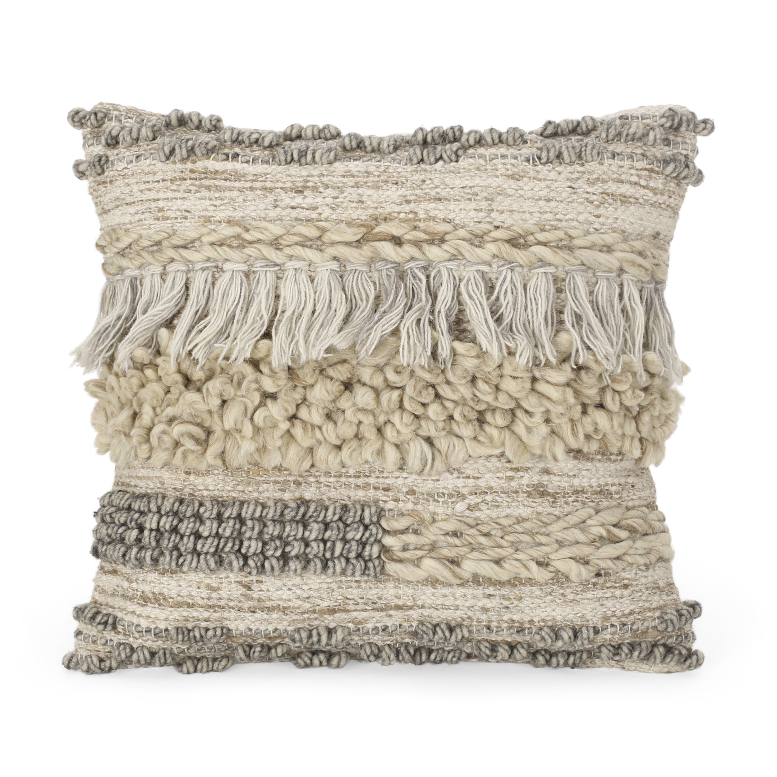 Aldric Hand-Loomed Boho Pillow Cover