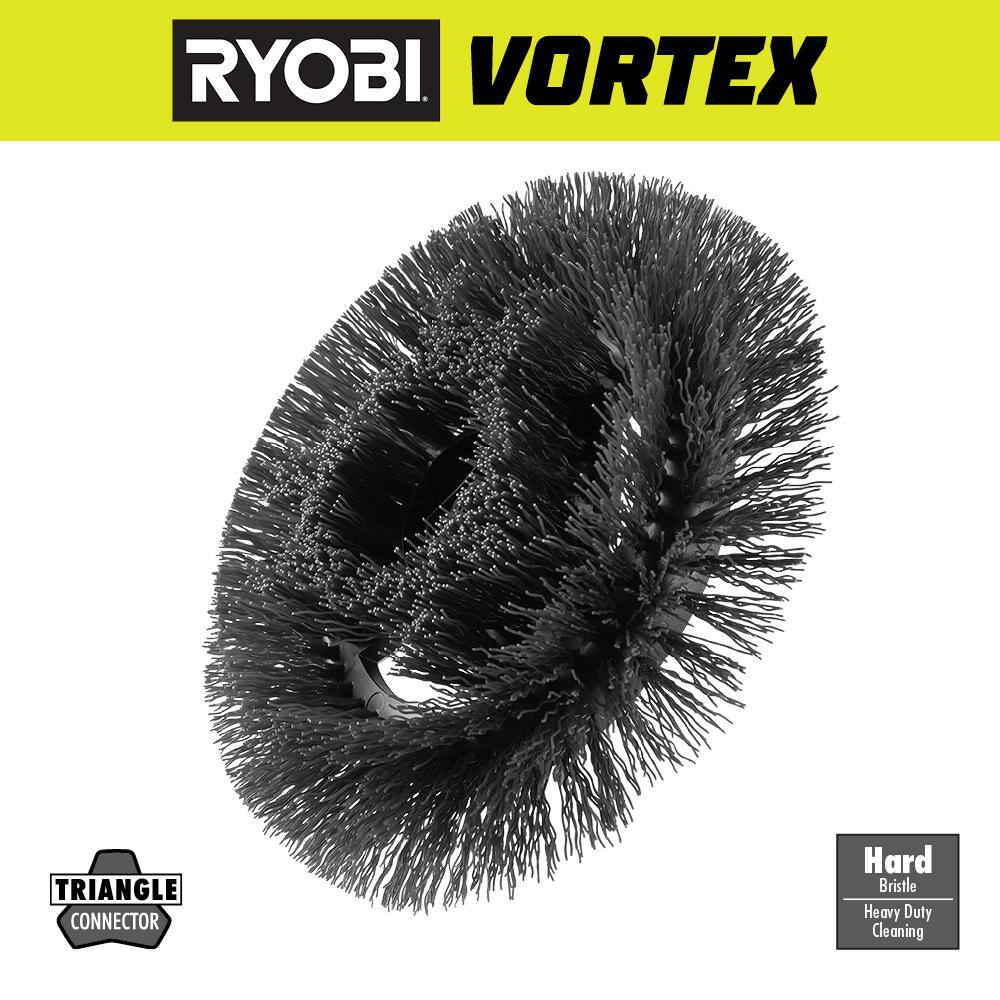 RYOBI 7 in. VORTEX Hard Bristle Brush A95HRB7