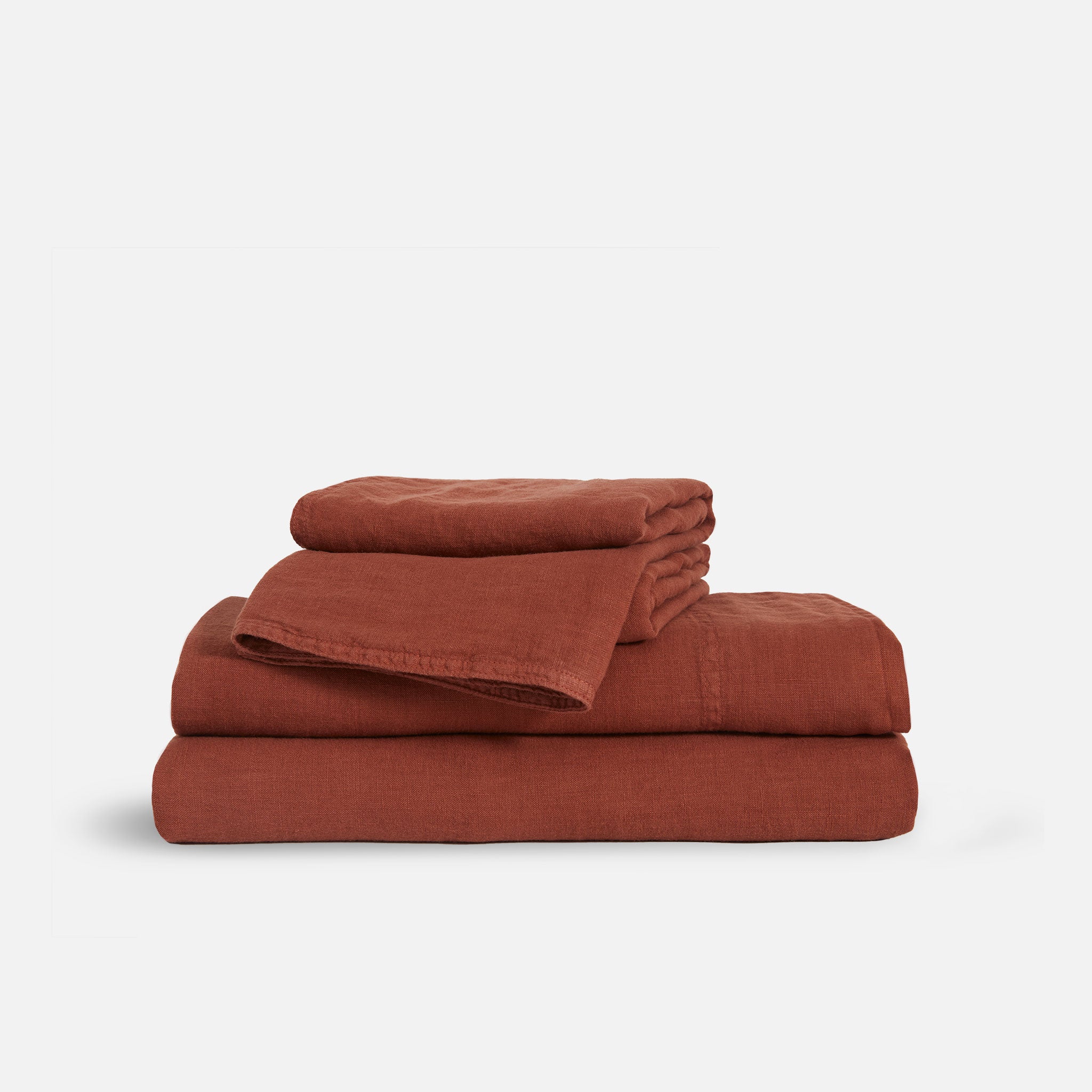 Washed Linen Core Sheet Set