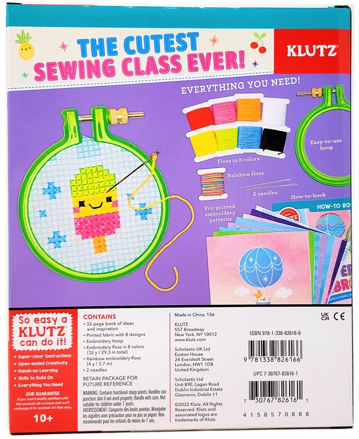 Klutz Super Cute Embroidery Set