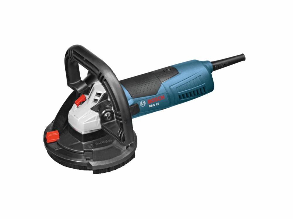 5 In. Concrete Surfacing Grinder with Dedicated Dust-Collection Shroud ;