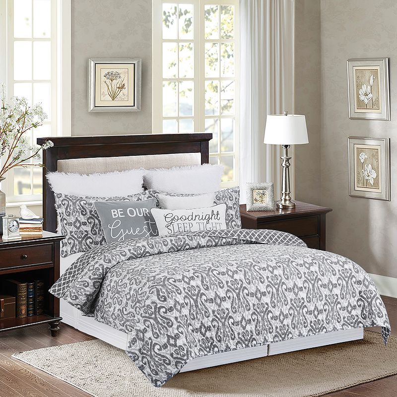 CandF Home Heather Quilt Set with Shams