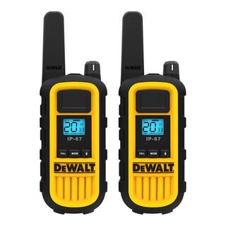 DW DXFRS800 Heavy-Duty 2-Watt Walkie Talkie and Headset Bundle (4-Pack) 2DXFRS800-SV1