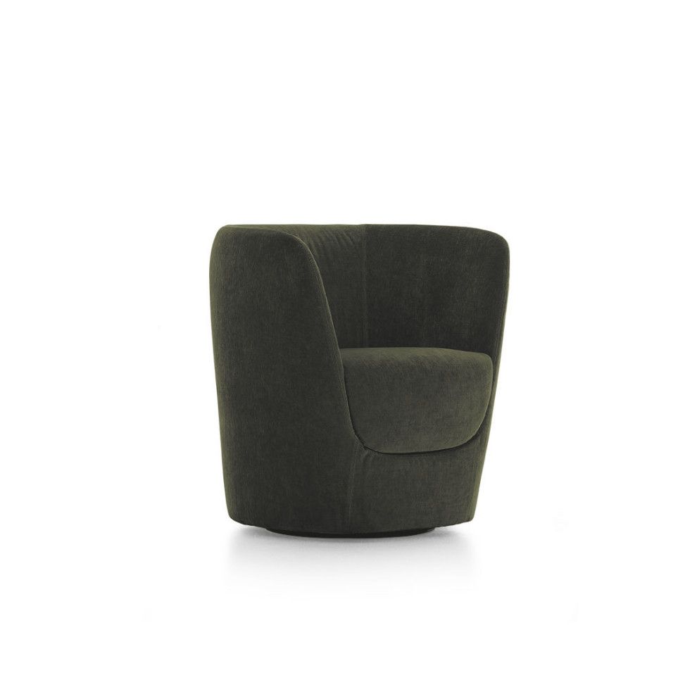 Opl Armchair With Swivel Base   Transitional   Armchairs And Accent Chairs   by pianca  Houzz