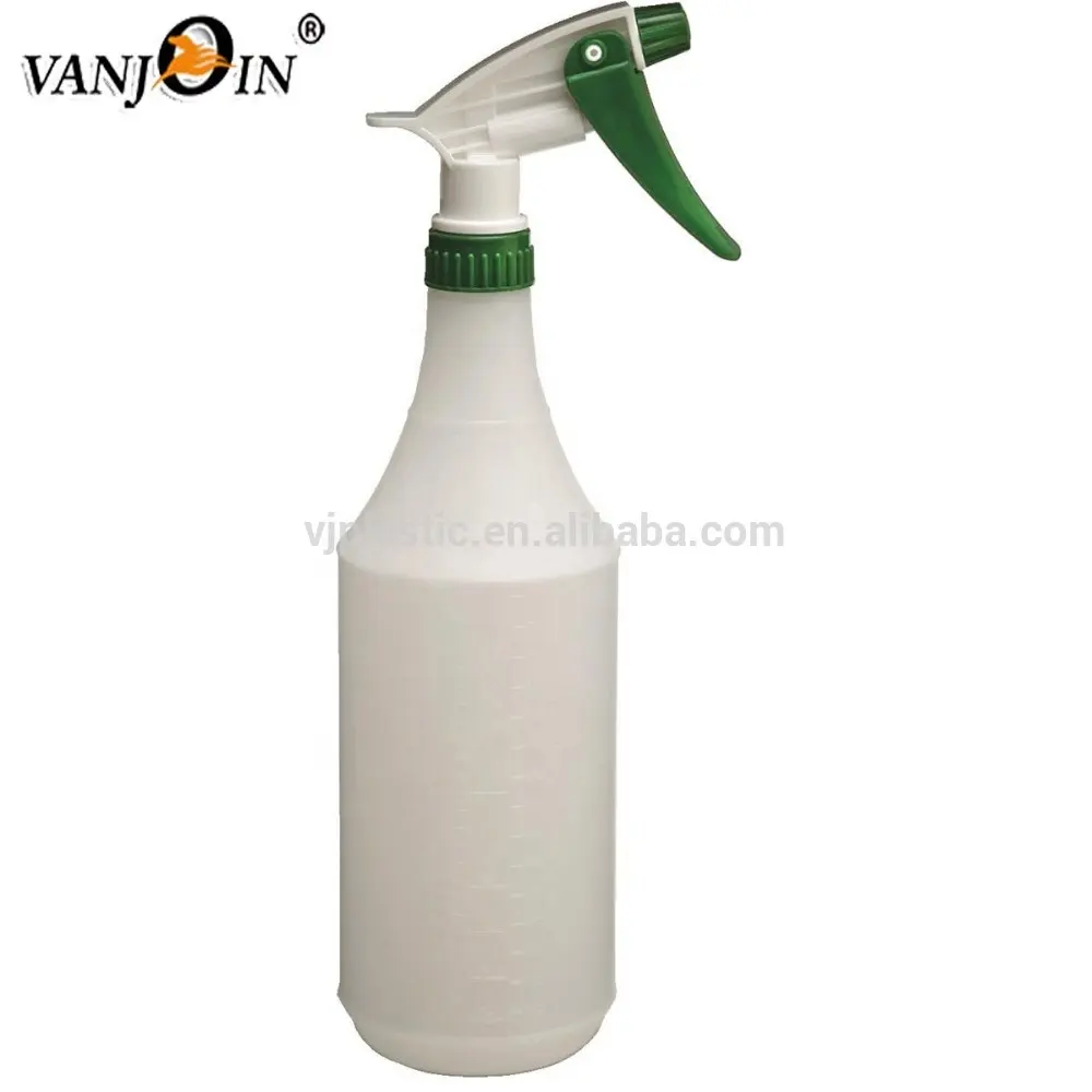 Plastic Spray Bottles Leak Proof Trigger Sprayer pump 500ml 750ml 32 oz HDPE bottle cleaning supply spray bottle