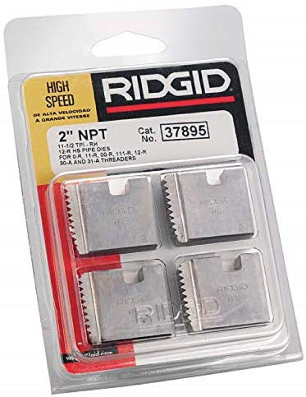 Ridgid 12R 2In NPT HS Dies 37895 from Ridgid