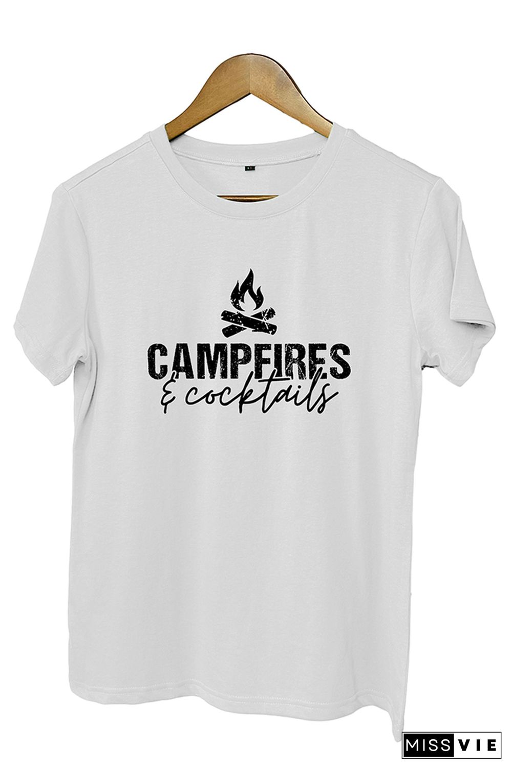 Camping Sweatshirt, Camping Shirts for Women & Men, Campfires And Cocktails, Camping Gift, Camper Gift, Funny Camping Shirt, Camp Lover-Graphic Tee Wholesale