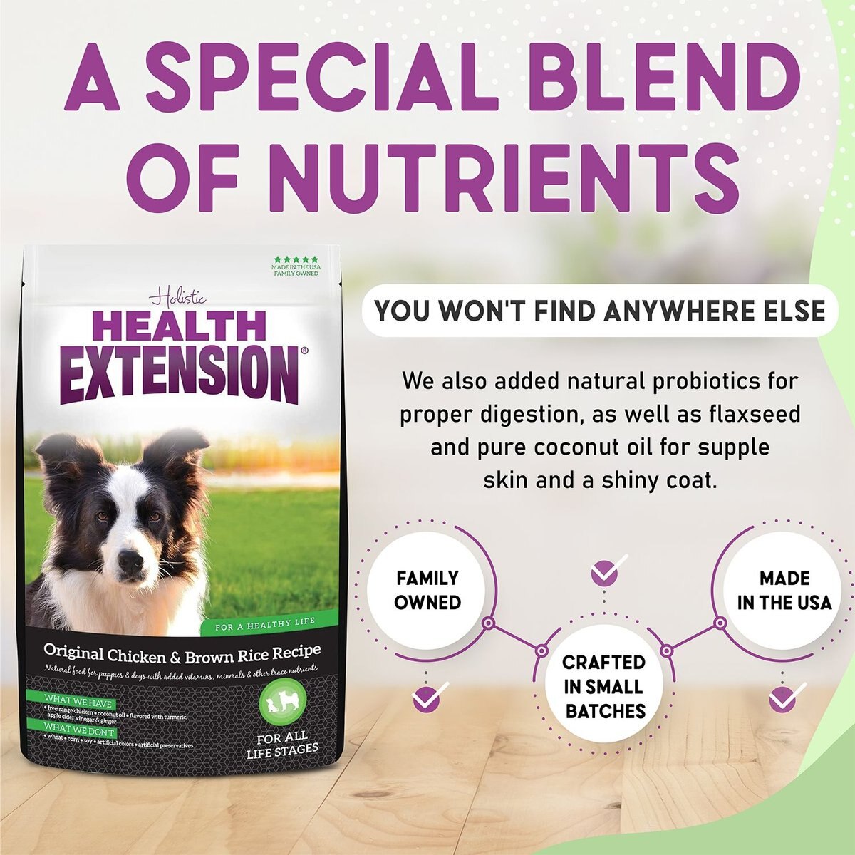 Health Extension Original Chicken and Brown Rice Recipe Dry Dog Food