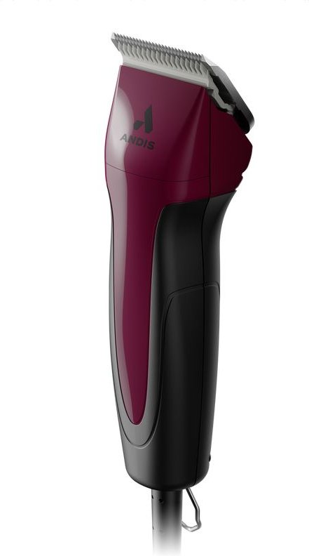 Andis ProClip Excel 5-Speed Detachable Blade Cat and Dog Hair Grooming Clipper， Burgundy