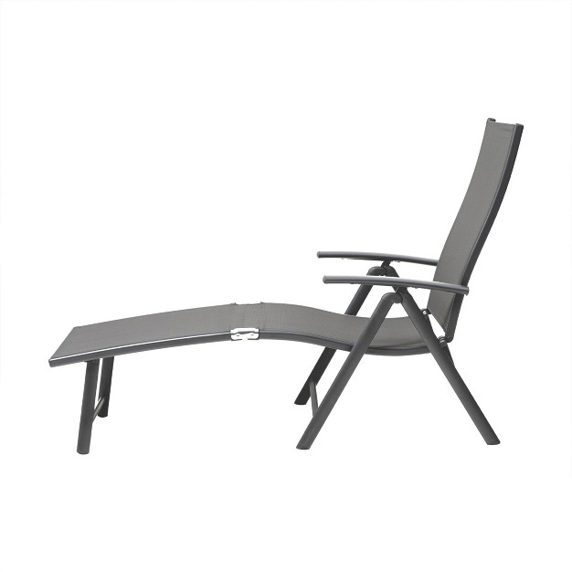 Outdoor Aluminum Folding Adjustable Chaise Lounge Chairs And Table Set Crestlive Products