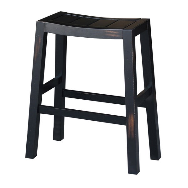 Solid Wood Ranch Stool