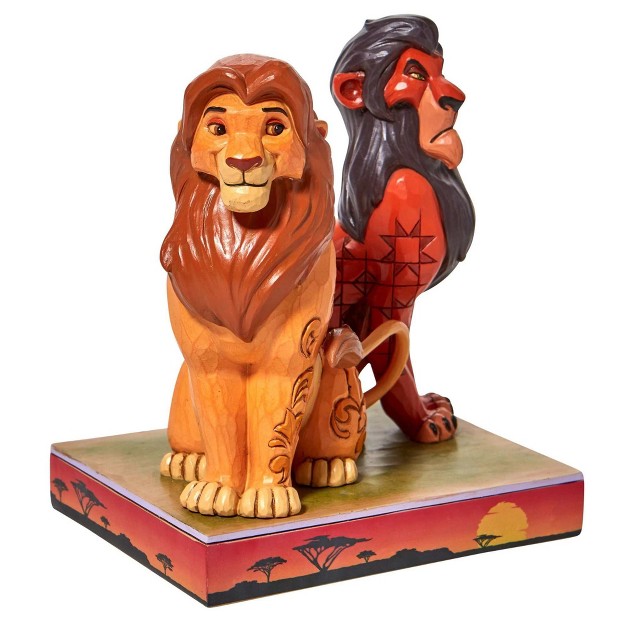 Jim Shore Proud amp Petulant One Figurine 6 5 Inches Sima amp Scar Lion King 6010093 Resin Orange