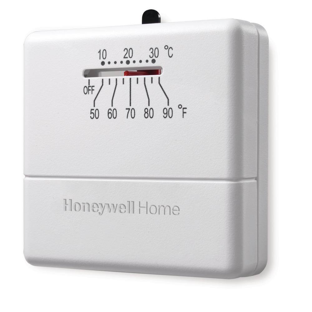 Honeywell Home Economy Non-Programmable Thermostat with Microvolt 1H Single Stage Heating CT33A