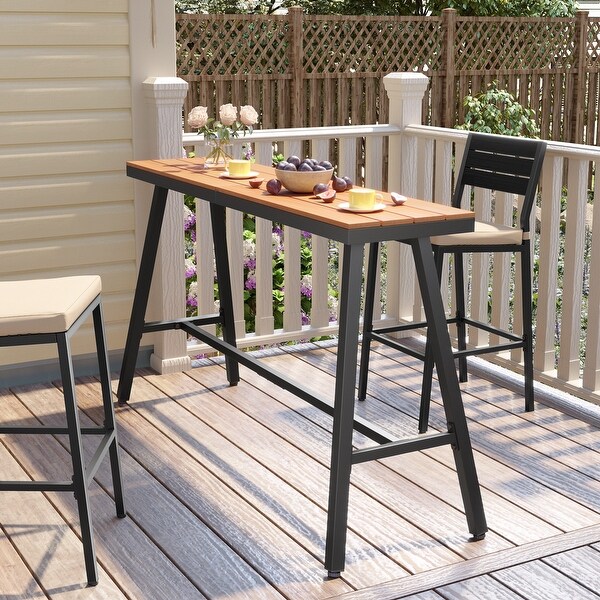 VredHom Outdoor Bar Table Bistro Dining Table