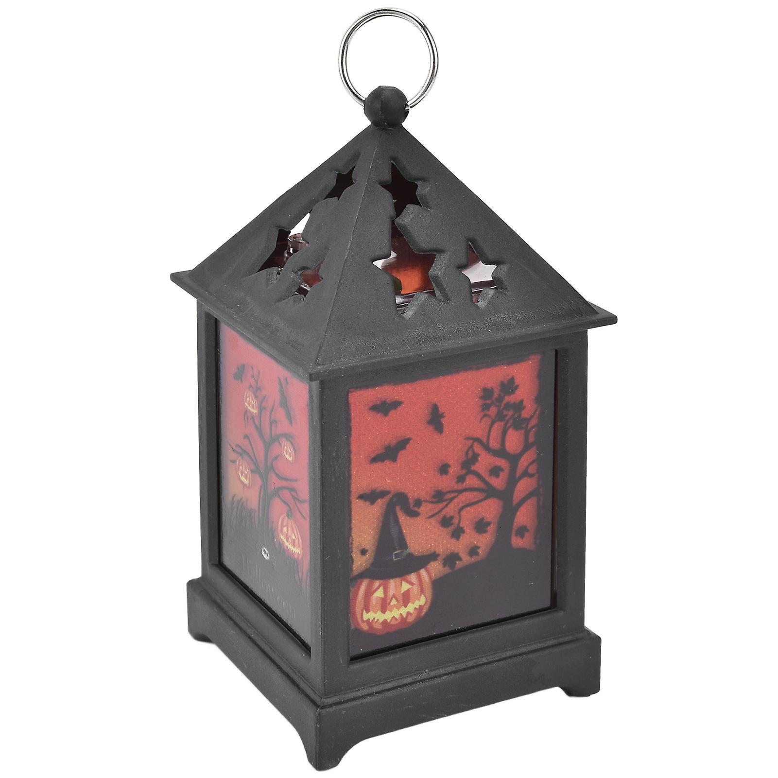 Halloween Lantern Led Halloween Night Light Portable Flame Lamp For Festival Decorationpumpkin