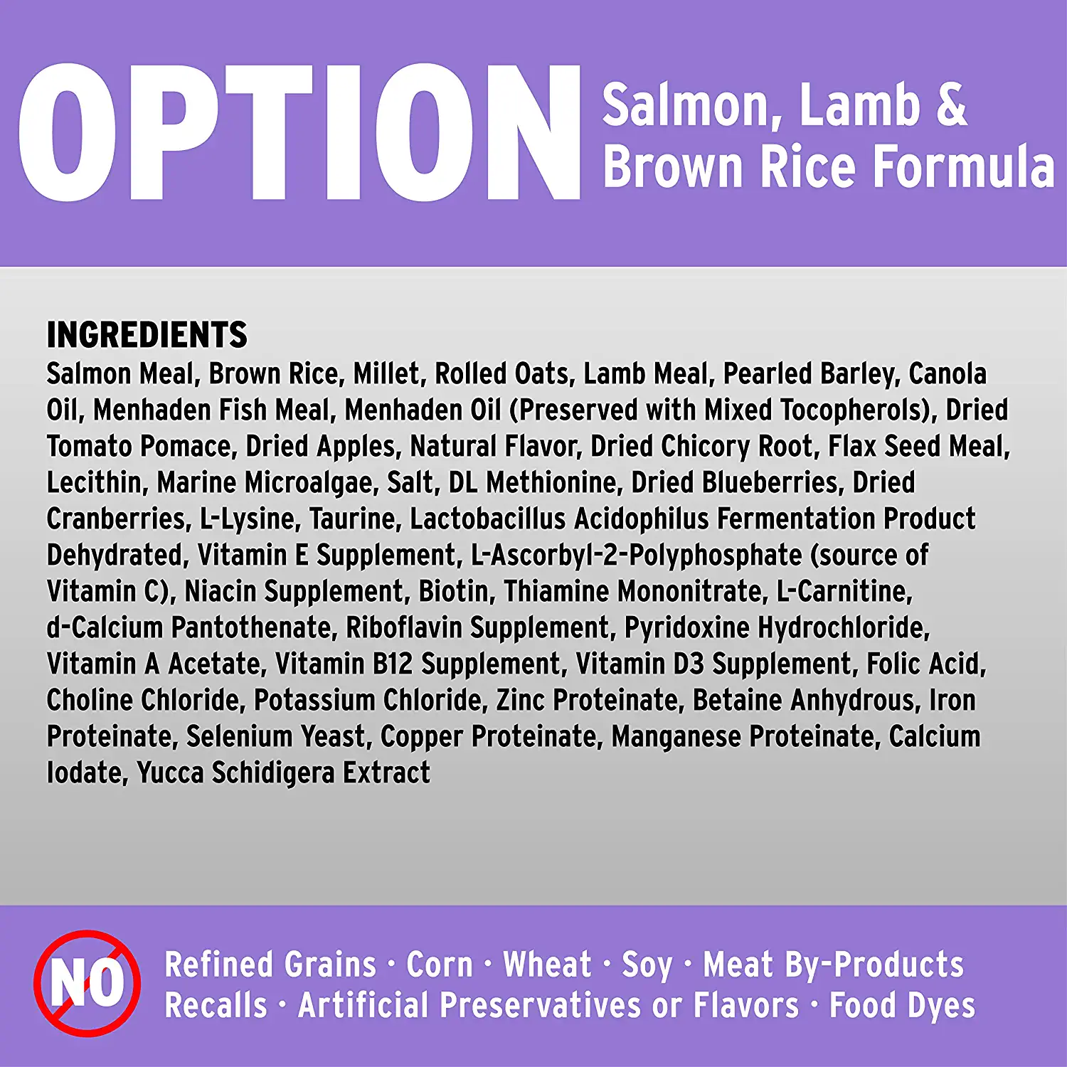 Annamaet Original Option Formula Dry Dog Food 24% Protein (Salmon and Brown Rice) 12-lb Bag