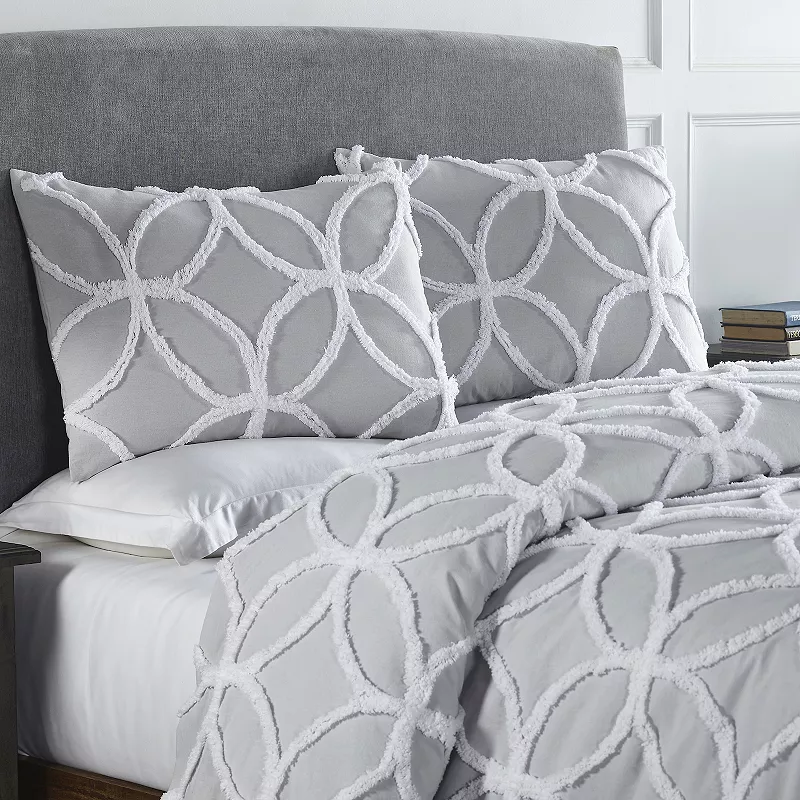 Better Trends Tufted Ring Comforter Set with Shams