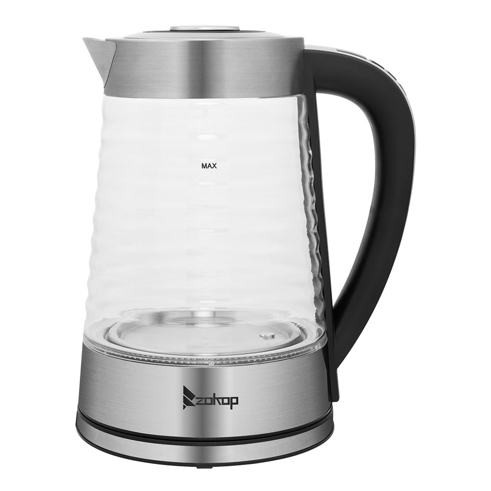 2.2L 1100W Electric Kettle with Blue Light and Electronic Handle