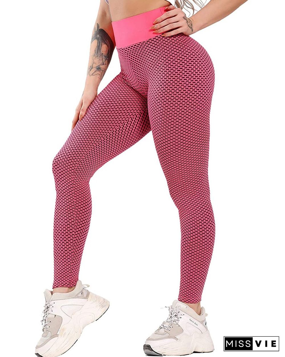 Butt Lift Tummy Control Yoga Pants Gym Workout Booty Scrunch Tights