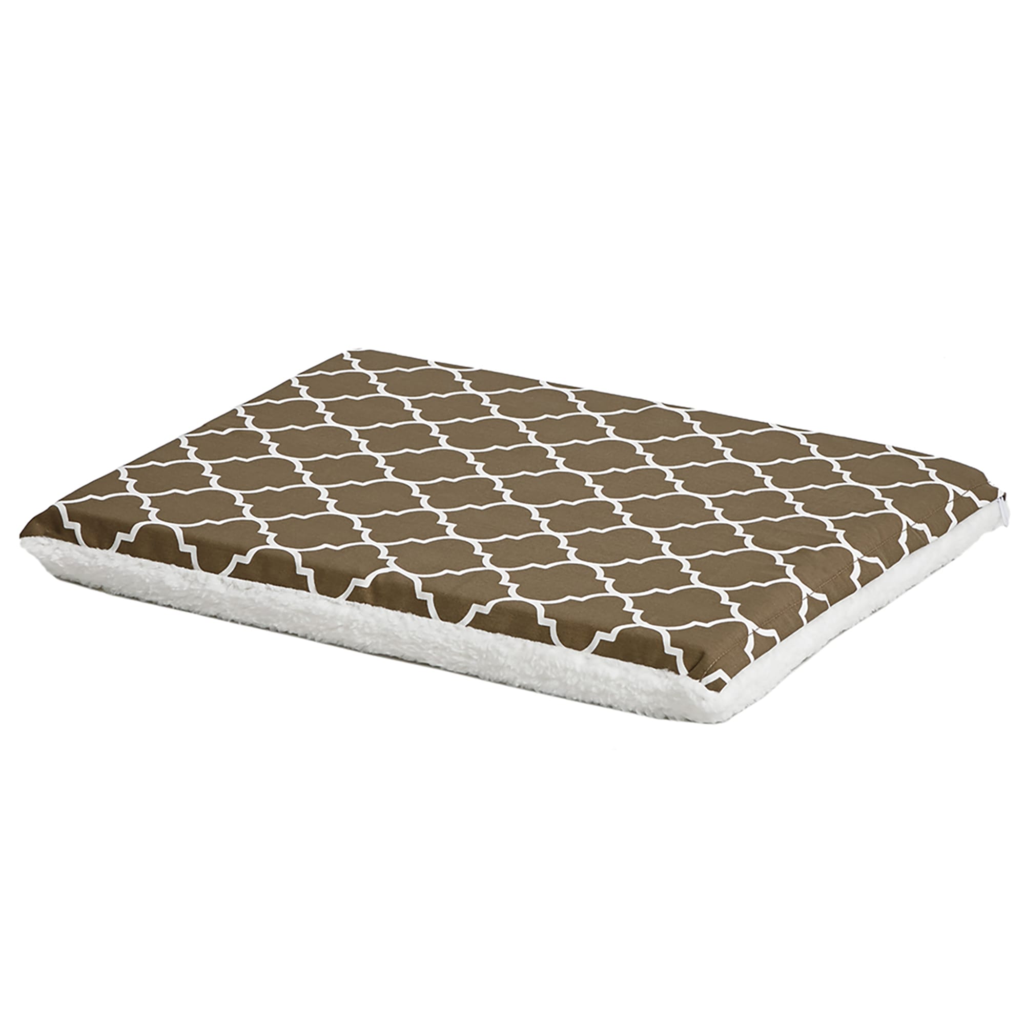 Midwest QuietTime Defender Series Reversible Crate Brown Mat for Dogs， 24