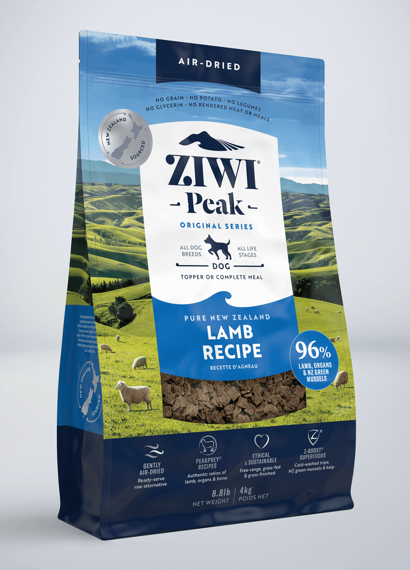 ZiwiPeak Grain Free Air-Dried Lamb Recipe Dry Dog Food