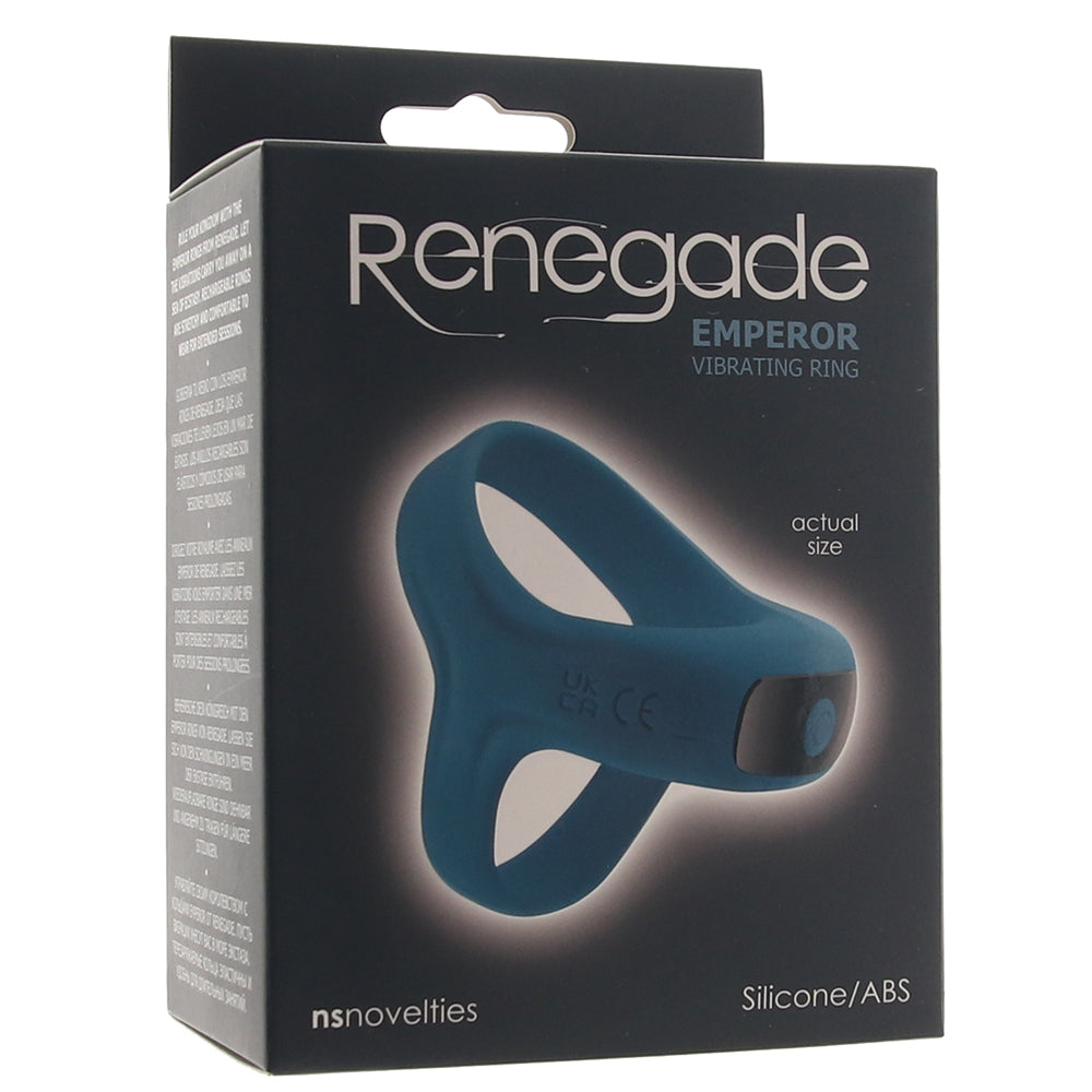 Renegade Emperor Vibrating Ring in Teal