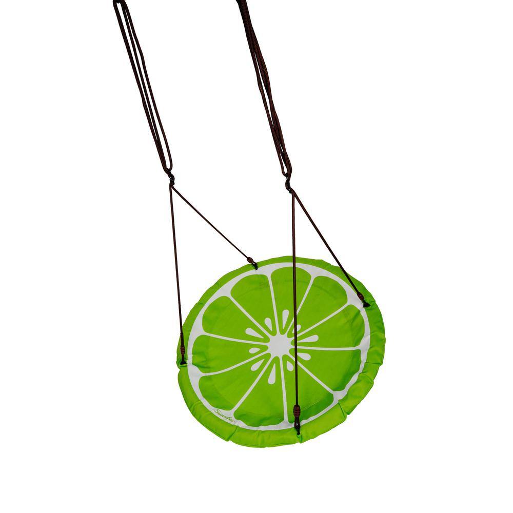 Swurfer Lime Slice 40 in. Round Multi-Person Swing SSW40-0008