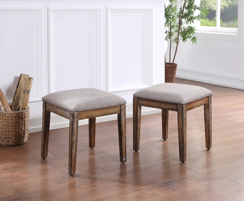 Bradenton Accent Stools， Set of 2