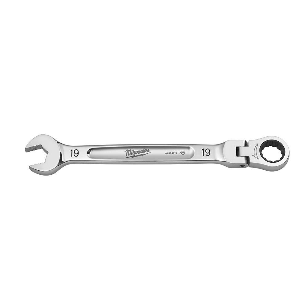 Milwaukee Combination Wrench Flex Head Ratcheting 19mm 45-96-9619 from Milwaukee