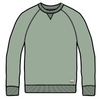 Heritage Recycled Cotton Sweatshirt - Pistachio