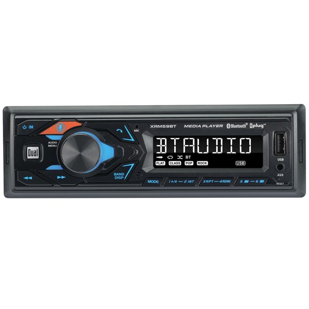 Dual Single din In dash All digital Media Receiver With Bluetooth