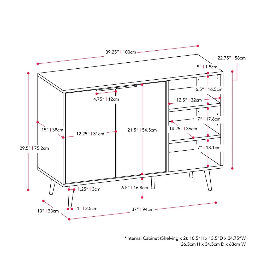 Himari Sideboard Buffet  TVs up to 48\