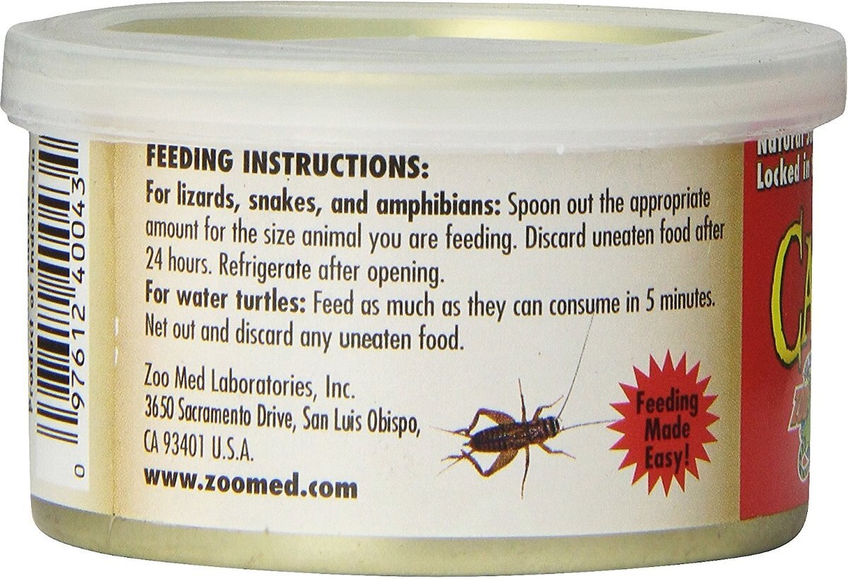 Zoo Med Mini Can O' Crickets Reptile and Bird Food