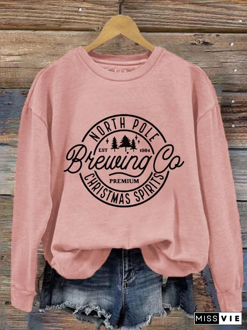 Women's North Pole Brewing Co Printed Sweatshirt