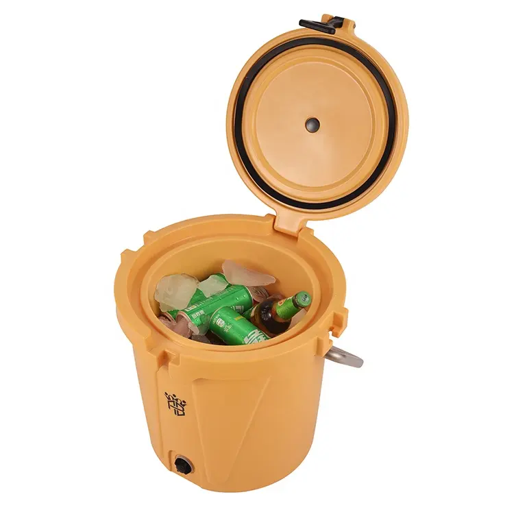 5gallon Portable Rotomolded Round Cooler Bucket Ice Chest Cooler Box Hard Coolers For Camping Hiking