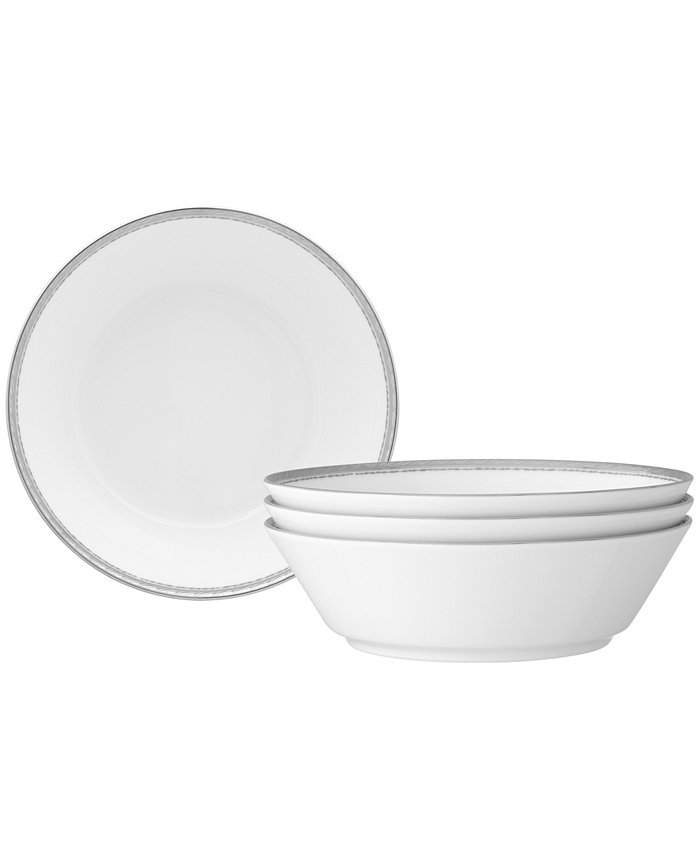 Noritake Whiteridge Platinum Set Of 4 Soup Bowls 7 20 Oz.