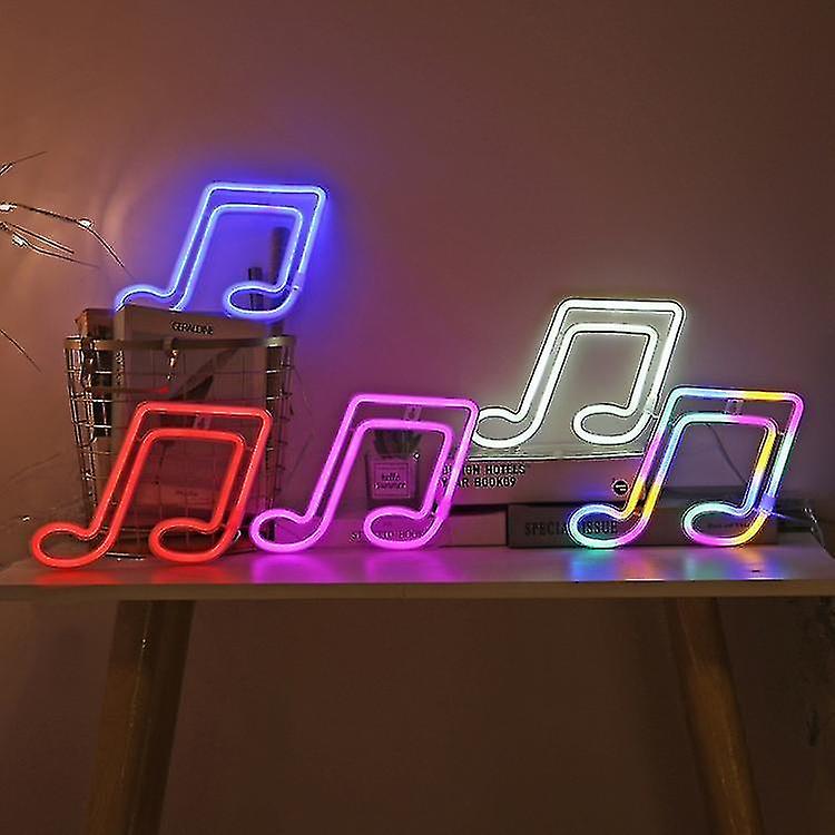 Musical Note Neon Light Modeling Lighting Room Decoration Lights