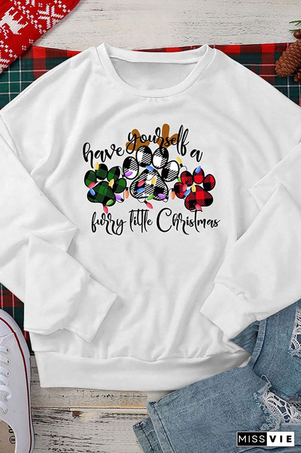 Have Yourself A Merry Little Christmas Classic Crew Sweatshirt Wholesale