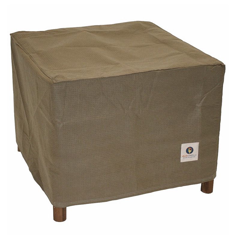 Duck Covers Essential 26-in. Square Patio Ottoman and End Table Cover