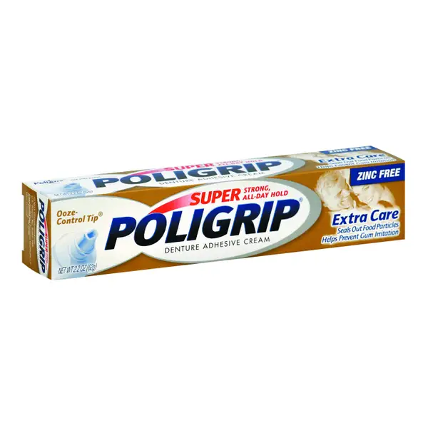 Super Poligrip Extra Care Denture Adhesive Cream