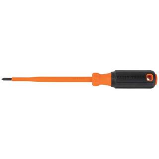 Klein Tools Insulated Screwdriver #1 Phillips Tip 6 in. Round Shank 6856INS