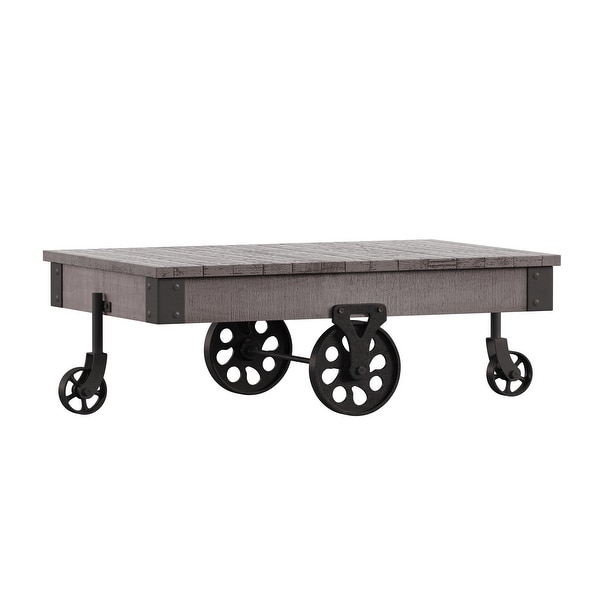 Myra Industrial and Rustic 47-inch Coffee Table by iNSPIRE Q Classic