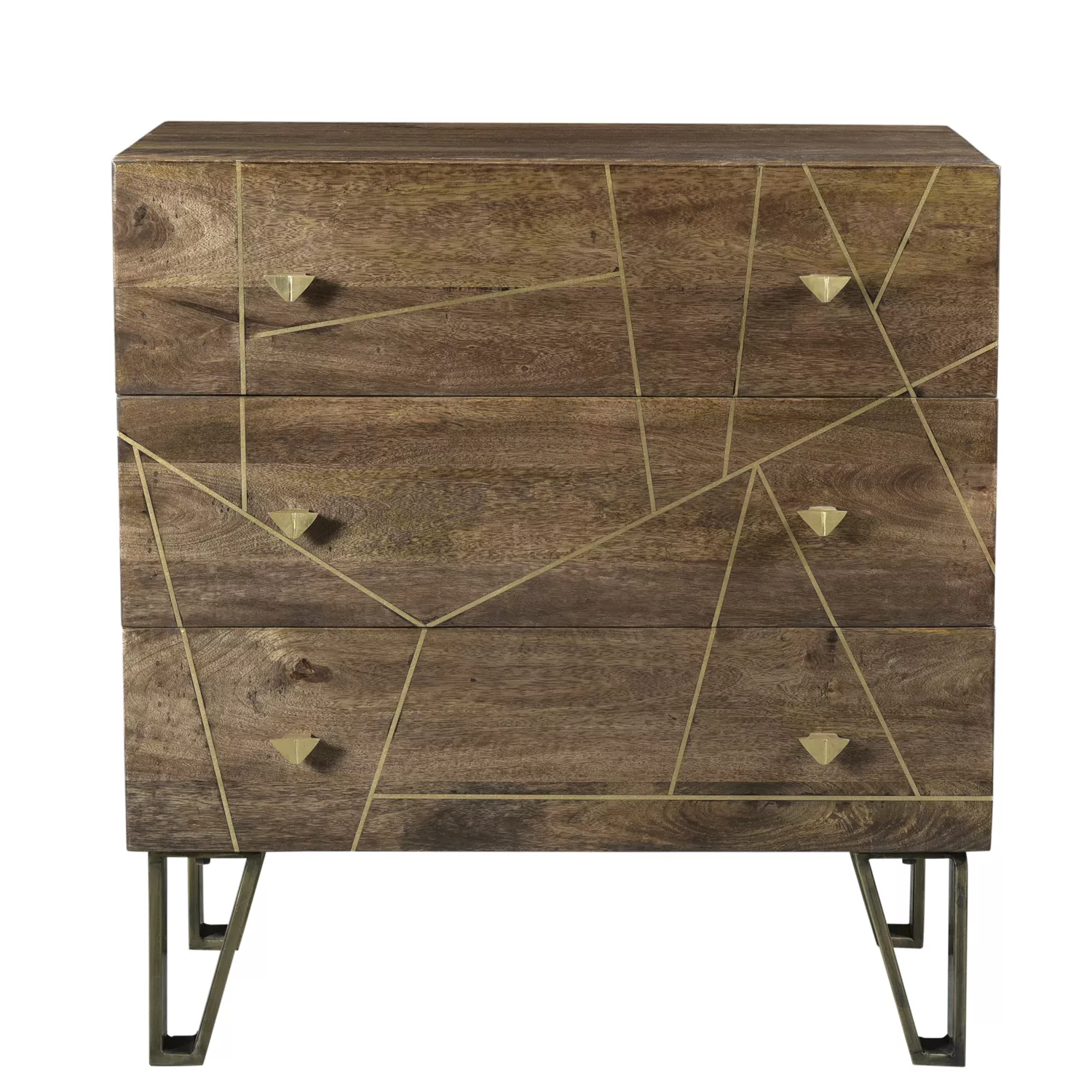 Bengal Manor Geometric 3-Drawer Dresser