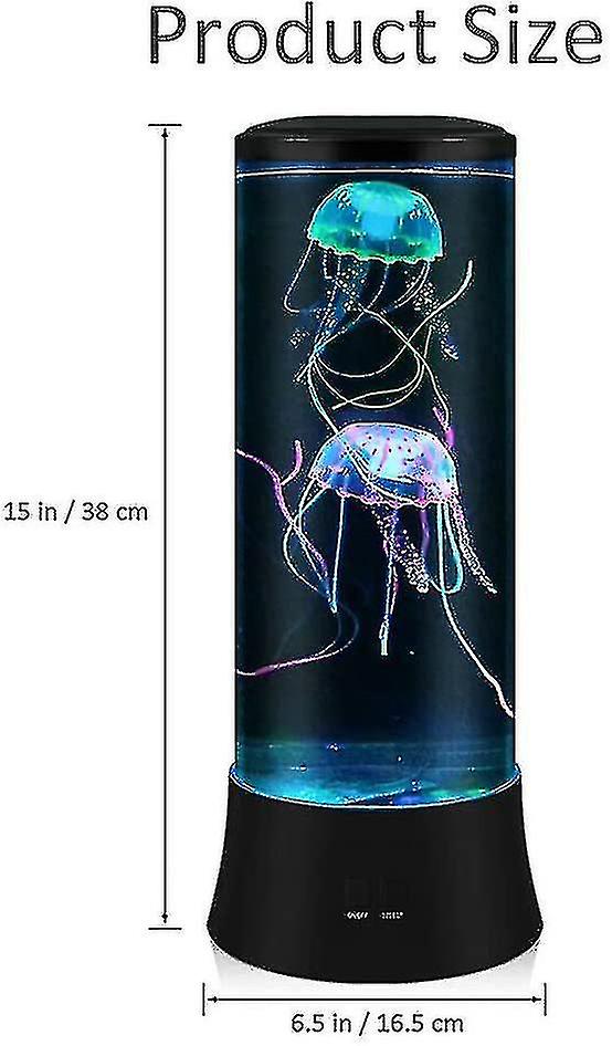 Novelty Led Jellyfish Lava Lamp - 7 Colors - Aquarium Style Mood Lamp