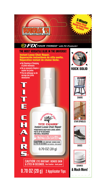 Wonderlok -u0027Em Tite Chairs Super Strength Glue 0.7 oz