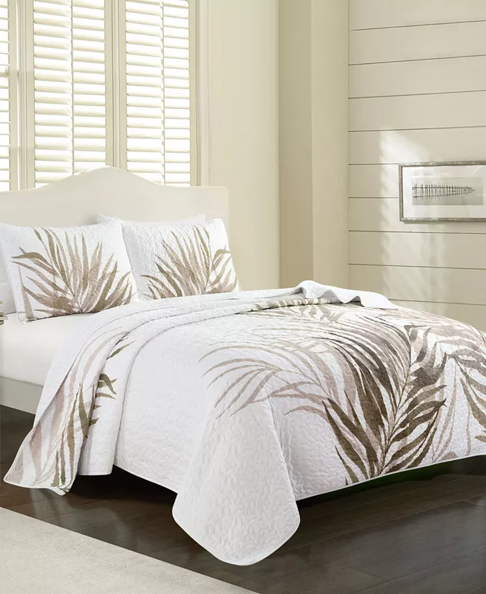 Elise and James Home Palm Leaf Tropical Jungle Quilt Set Collection