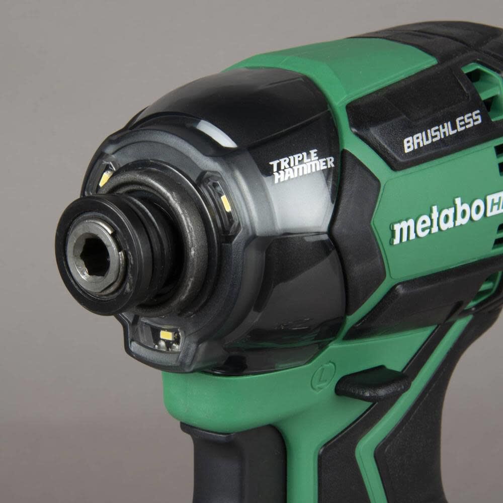 Metabo HPT 36V MultiVolt Triple Hammer BOLT Impact Driver Cordless Kit WH36DCM from Metabo HPT