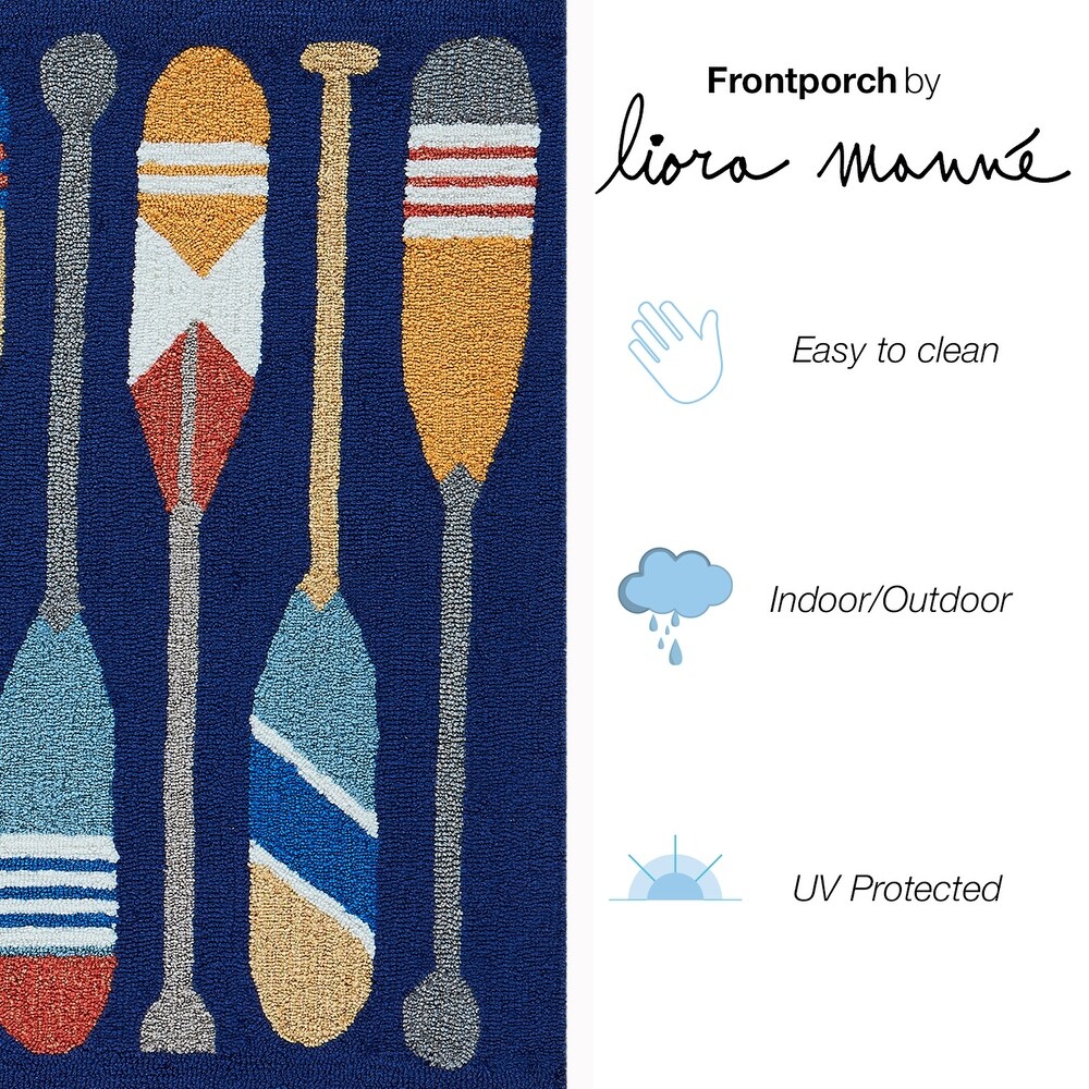 Liora Manne Frontporch Paddles Indoor/Outdoor Rug