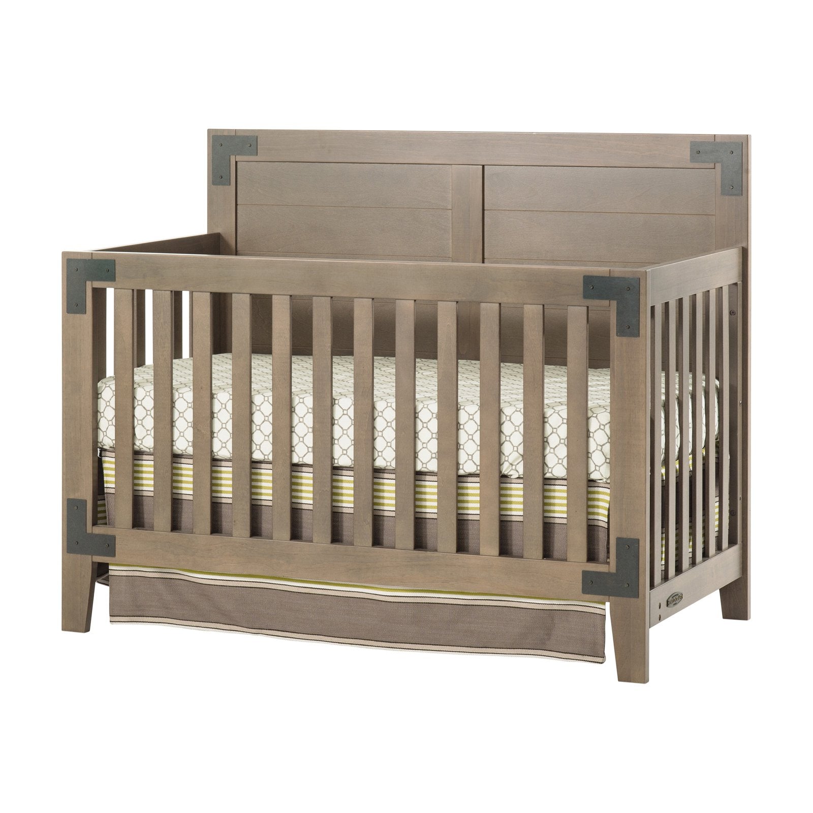 Child Craft Lucas 4-in-1 Convertible Baby Crib, Dusty Heather